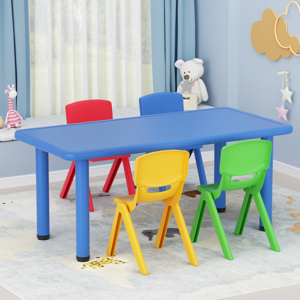 Keezi Kids Chairs Set Plastic Set of 4 Activity Study Chair 50KG
