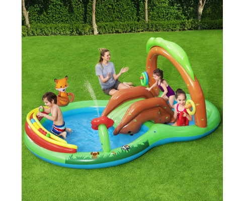 Bestway Swimming Pool Above Ground Inflatable Kids Friendly Woods Play Pools