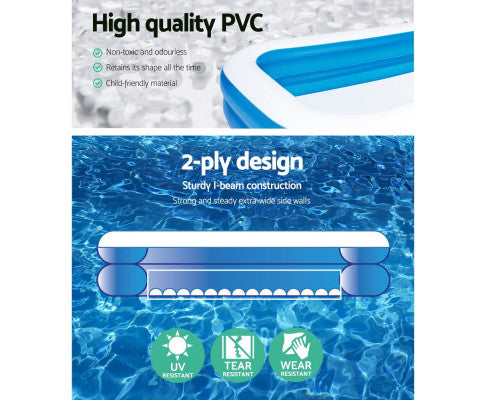 Bestway Inflatable Play Pool Kids Pool Swimming Basketball Play Pool