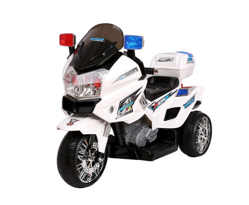 Rigo Kids Ride On Motorbike Motorcycle Car White Kidz World