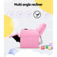 Keezi Kids Recliner Chair PU Leather Sofa Lounge Couch Children Armchair Pink