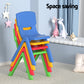 Keezi Kids Chairs Set Plastic Set of 4 Activity Study Chair 50KG