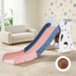 Keezi Kids Slide Set Basketball Hoop Ring Outdoor Playground Toy Rabbit 147cm
