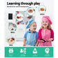 Keezi Kids Kitchen Play Set Wooden Pretend Toys Cooking Children Storage White