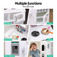 Keezi Kids Kitchen Play Set Wooden Pretend Toys Cooking Children Storage White