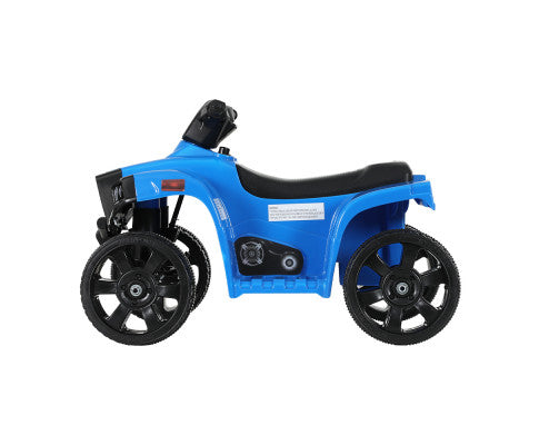 Rigo Kids Ride On ATV Quad Motorbike Car 4 Wheeler Electric Toys Battery Blue