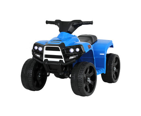 Rigo Kids Ride On ATV Quad Motorbike Car 4 Wheeler Electric Toys Battery Blue