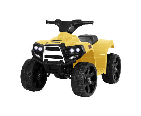 Rigo Kids Ride On ATV Quad Motorbike Car 4 Wheeler Electric Toys Battery Yellow