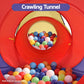 Keezi Kids Playhouse Play Tent Pop Up Teepee Castle Crawl Tunnel Outdoor Indoor Toys Children Gift