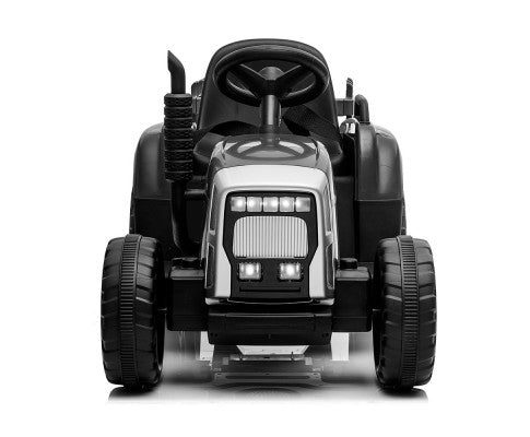 ROVO KIDS Electric Battery Operated Ride On Tractor Toy, Remote Control, Black