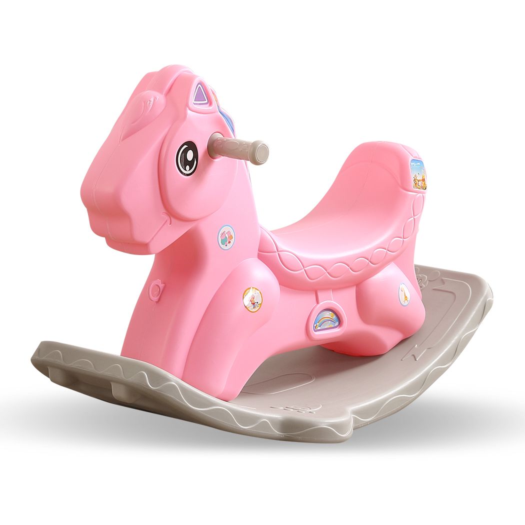 Kids Rocking Horse Toddler Baby Horses Pony Ride On Toy Balance Rocker