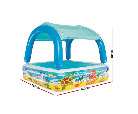 Bestway Inflatable Kids Pool Canopy Play Pool Swimming Pool Family Pools