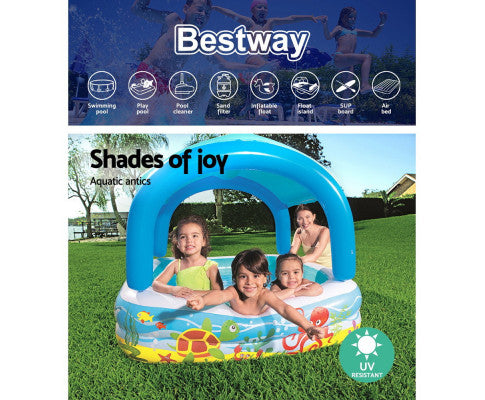 Bestway Inflatable Kids Pool Canopy Play Pool Swimming Pool Family Pools