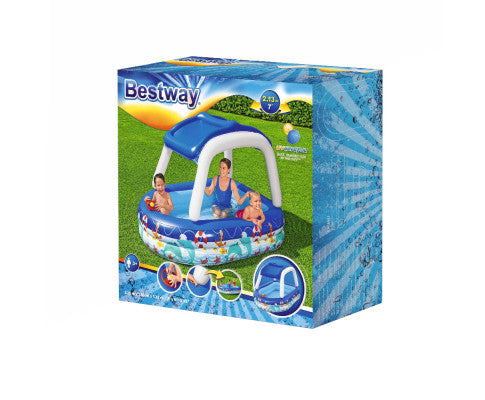 Bestway Kids Play Pools Above Ground Inflatable Swimming Pool Canopy Sunshade