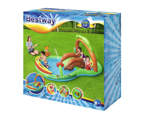 Bestway Swimming Pool Above Ground Inflatable Kids Friendly Woods Play Pools