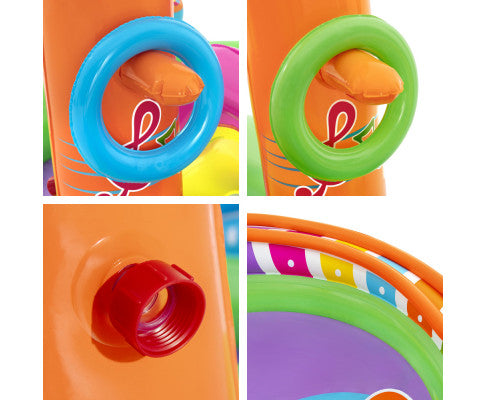 Bestway Inflatable Swimming Play Pool Kids Above Ground Kid Game Toy 3 People