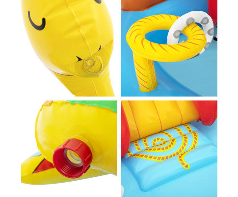 Bestway Swimming Pool Above Ground Inflatable Kids Play Wild West Pools Toy Game