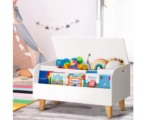 Keezi Kids Toy Box Bookshelf Storage Children Room Bookcase Organiser Display