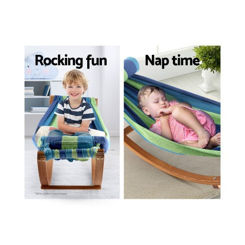 Kids Timber Hammock Bed