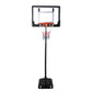 Basketball Hoop Stand System Portable 3.05M Height Adjustable Net Ring In Ground