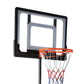 Basketball Hoop Stand System Ring Portable 2.1M Adjustable Height Kids In Ground