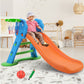 Keezi Kids Slide with Basketball Hoop with Ladder Base Outdoor Indoor Playground Toddler Play