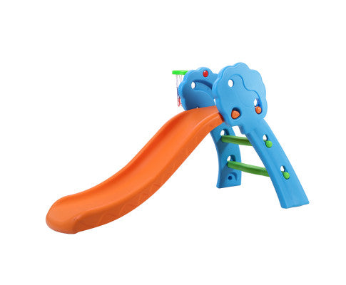 Keezi Kids Slide with Basketball Hoop Outdoor Indoor Playground Toddler Play