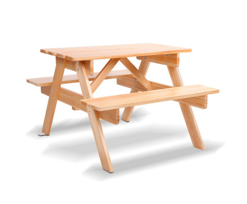 Keezi Kids Wooden Picnic Bench Set