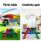 Keezi Kids Wooden Picnic Table Set with Umbrella