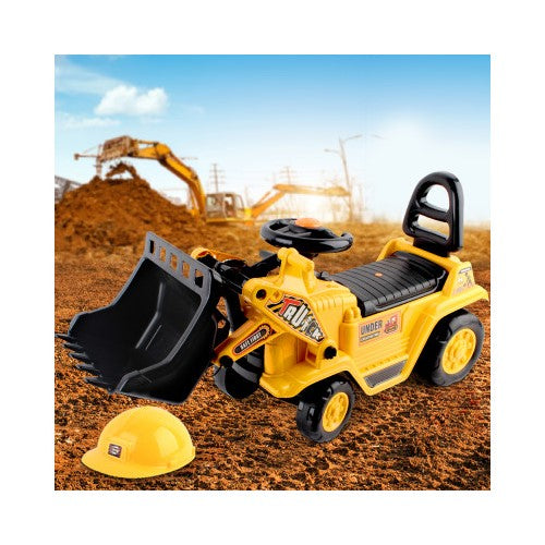 Keezi Kids Ride On Bulldozer - Yellow