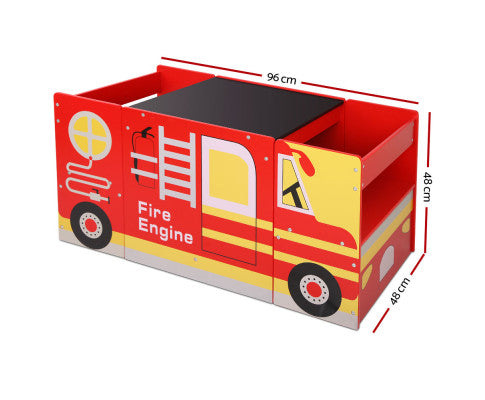 Keezi Kids Fire Truck Table & Chair Set