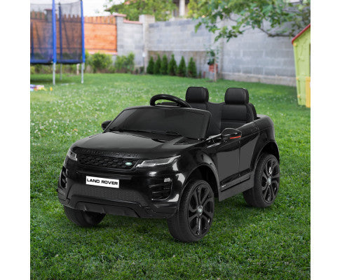 Kids Ride On Car Licensed Land Rover 12V Electric Car Toys Battery Remote Black