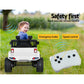 Rigo Kids Ride On Car Electric 12V Car Toys Jeep Battery Remote Control White