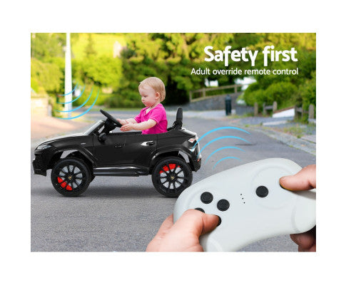 12V Electric Kids Ride On Toy Car Licensed Lamborghini URUS Remote Control Black