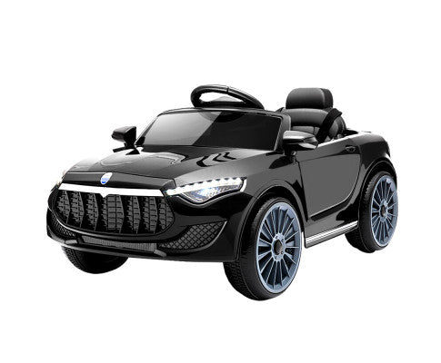 Rigo Kids Ride On Car Electric Toys 12V Battery Remote Control Black MP3 LED