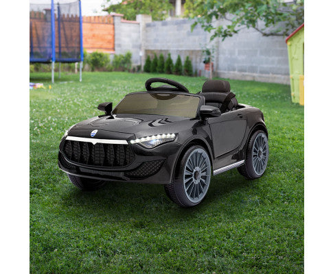 Rigo Kids Ride On Car Electric Toys 12V Battery Remote Control Black MP3 LED