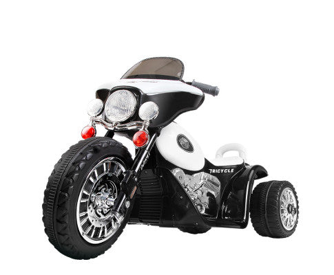 Rigo Kids Ride On Motorbike Motorcycle Toys Black White