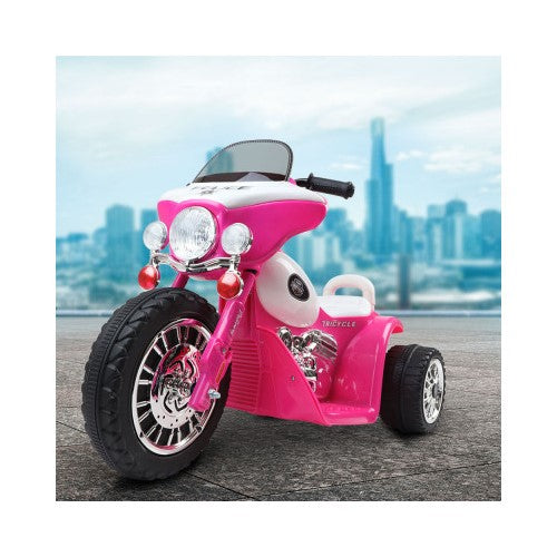 Rigo Kids Ride On Motorcycle Motorbike Car Harley Style Electric Toy Police Bike