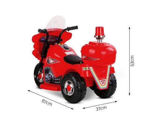 Rigo Kids Ride On Motorbike Motorcycle Car Red