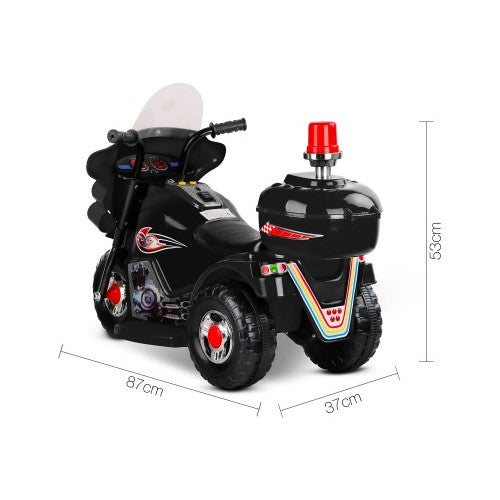 Rigo Kids Ride On Motorbike Motorcycle Car Black