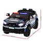 Rigo Kids Ride On Car Inspired Patrol Police Electric Powered Toy Cars Black