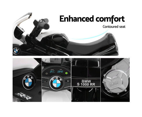 Kids Ride On Motorbike BMW Licensed S1000RR Motorcycle Car Black