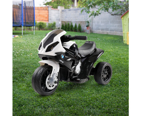 Kids Ride On Motorbike BMW Licensed S1000RR Motorcycle Car Black Kidz World