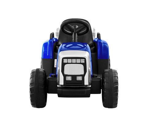 Rigo Ride On Car Tractor Toy Kids Electric Cars 12V Battery Child Toddlers Blue