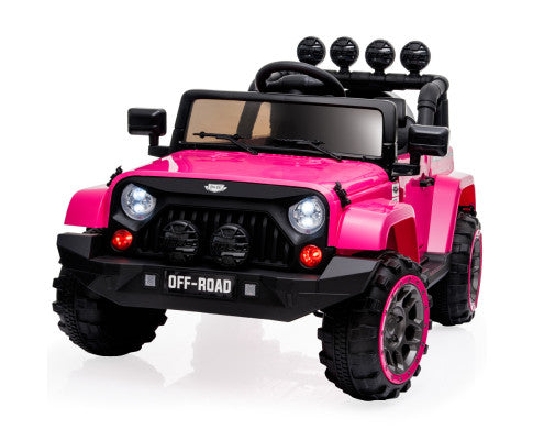 ROVO KIDS Electric Ride On Car 12V 4WD Jeep Inspired Girls Toy Battery Girls