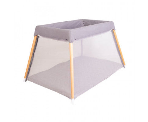 Zuri Timber Travel Cot - Natural