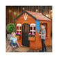 Kids Cubby House Wooden Outdoor Playhouse Timber Childrens Pretend Play